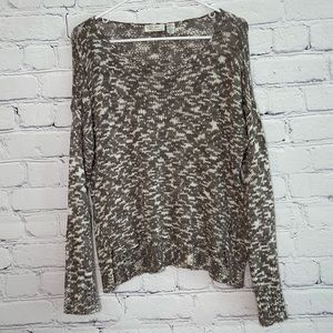 RD Style Women Brown/White Long Sleeve Sweater